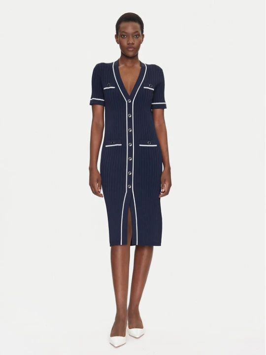 Zdjęcie produktu Luisa Spagnoli Sukienka dzianinowa Candelotto 100004 Granatowy Slim Fit