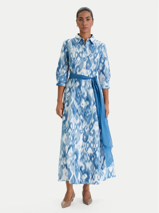 Zdjęcie produktu Luisa Spagnoli Sukienka koszulowa Palato 542965 Niebieski Regular Fit