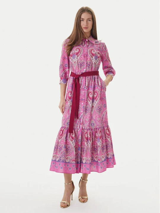 Zdjęcie produktu Luisa Spagnoli Sukienka koszulowa Pampa 543211 Różowy Regular Fit