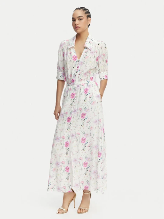 Zdjęcie produktu Luisa Spagnoli Sukienka koszulowa Pietanza 543224 Kremowy Regular Fit