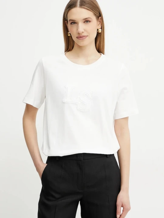 Zdjęcie produktu Luisa Spagnoli t-shirt bawełniany biały