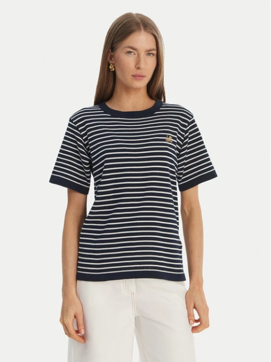 Zdjęcie produktu Luisa Spagnoli T-Shirt Cattolica 100402 Granatowy Regular Fit
