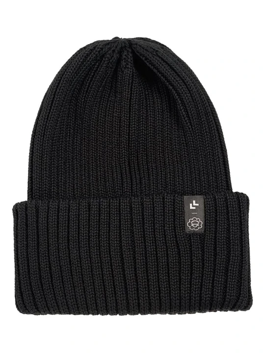Zdjęcie produktu Lullalove Wełniana czapka w kolorze czarnym rozmiar: onesize