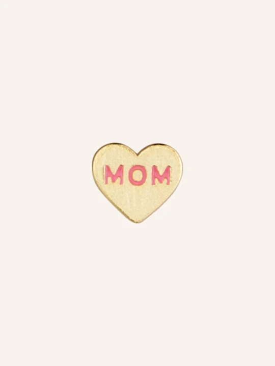Zdjęcie produktu Lulu Copenhagen Kolczyk Na Sztyft Heart Mom gold