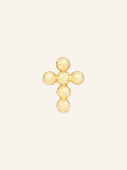 Zdjęcie produktu Lulu Copenhagen Kolczyki Na Sztyfcie Bouquet Cross Earring gold