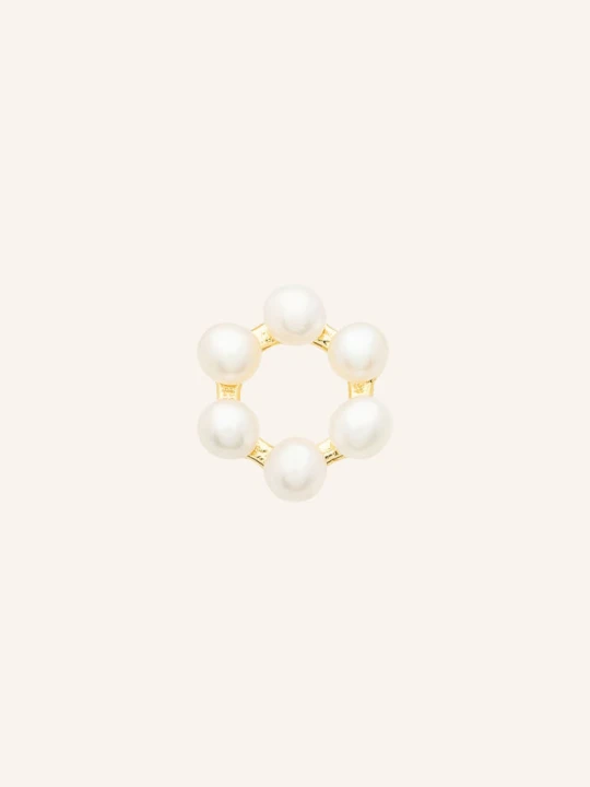 Zdjęcie produktu Lulu Copenhagen Kolczyki Wkrętki Bouquet Circle Earring gold