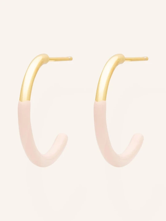 Zdjęcie produktu Lulu Copenhagen Kreolki Color Hoop gold