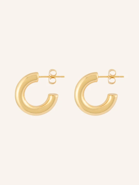 Zdjęcie produktu Lulu Copenhagen Kreolki Non Hoops Chunky Small Ze Srebra Sterling 925 gold