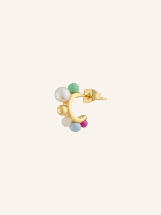 Zdjęcie produktu Lulu Copenhagen Kreolki Space Hoops gold