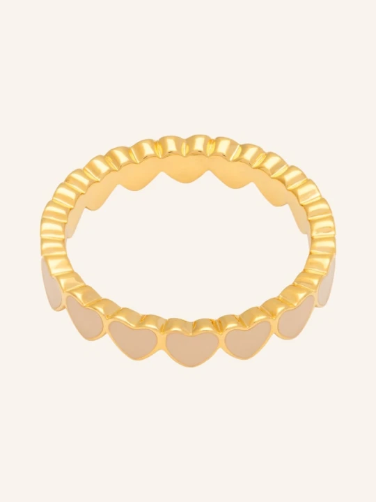 Zdjęcie produktu Lulu Copenhagen Pierścionek Connected Hearts beige