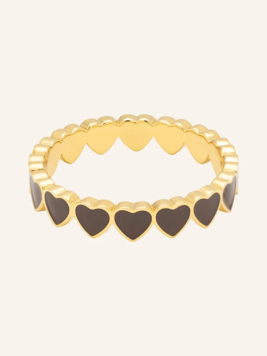 Zdjęcie produktu Lulu Copenhagen Pierścionek Connected Hearts braun