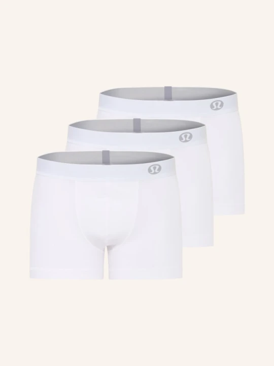 Zdjęcie produktu Lululemon 3-Pak Bokserek Aim weiss BIAŁY