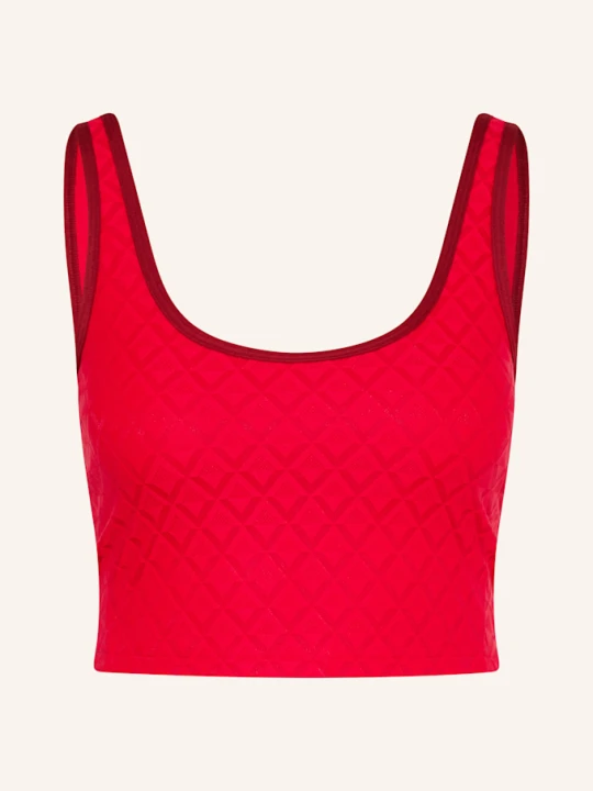 Zdjęcie produktu Lululemon Krótki Top Textured Mesh rot