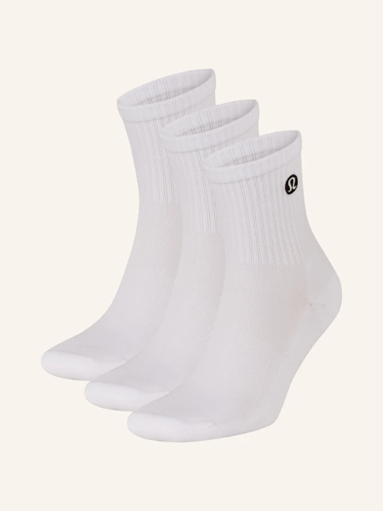 Zdjęcie produktu Lululemon Skarpety Sportowe Daily Essential, 3 Pary weiss BIAŁY