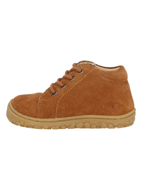 Zdjęcie produktu Lurchi Skórzane buty "Nani" w kolorze jasnobrązowym do chodzenia na boso rozmiar: 26