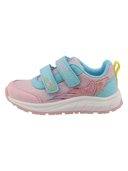 Zdjęcie produktu Lurchi Sneakersy "Ali" w kolorze turkusowo-jasnoróżowym rozmiar: 28