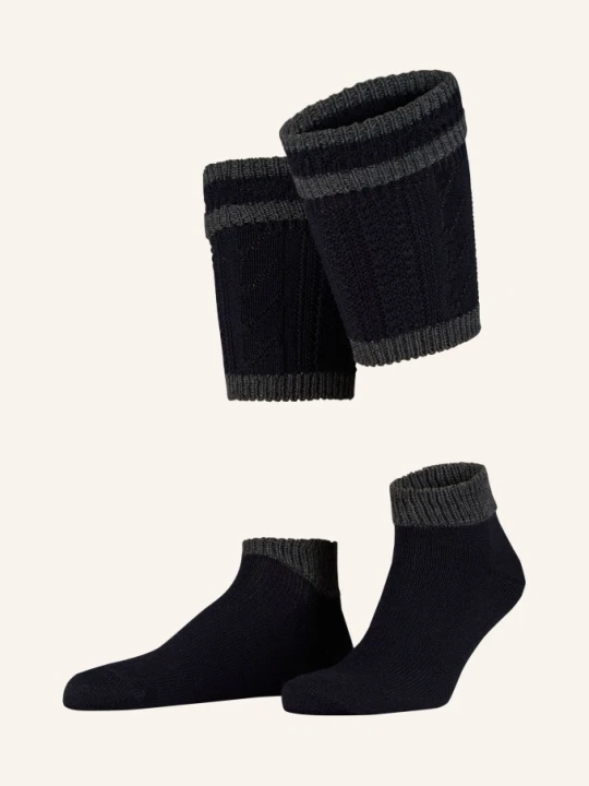 Zdjęcie produktu Lusana Skarpety Loferl Z Wełny Merino blau