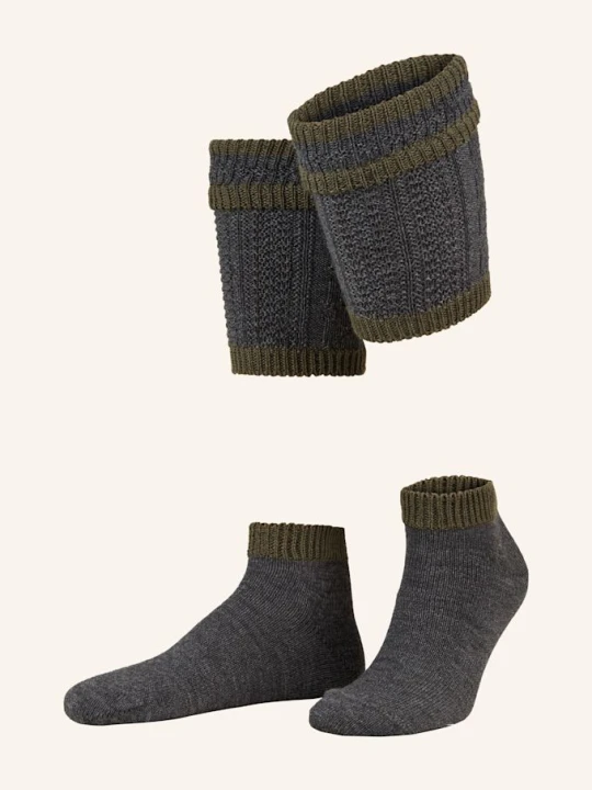 Zdjęcie produktu Lusana Skarpety Loferl Z Wełny Merino grau szary