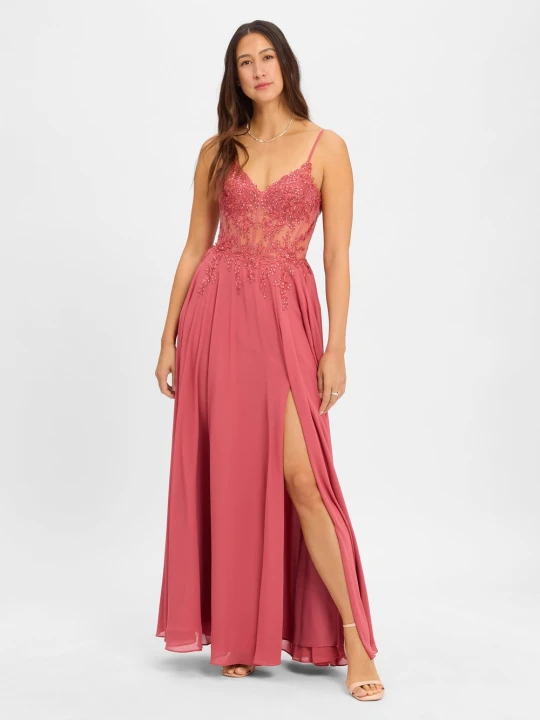 Zdjęcie produktu Luxuar Fashion sukienka wieczorowa Kobiety różowy