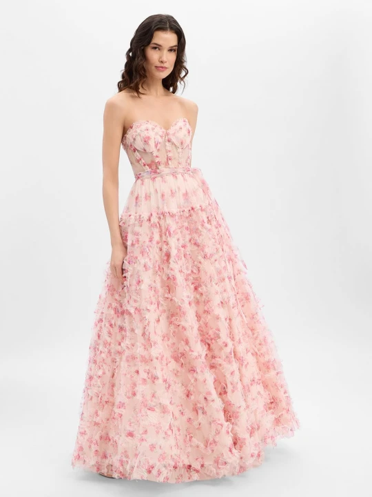 Zdjęcie produktu Luxuar Fashion sukienka wieczorowa Kobiety różowy