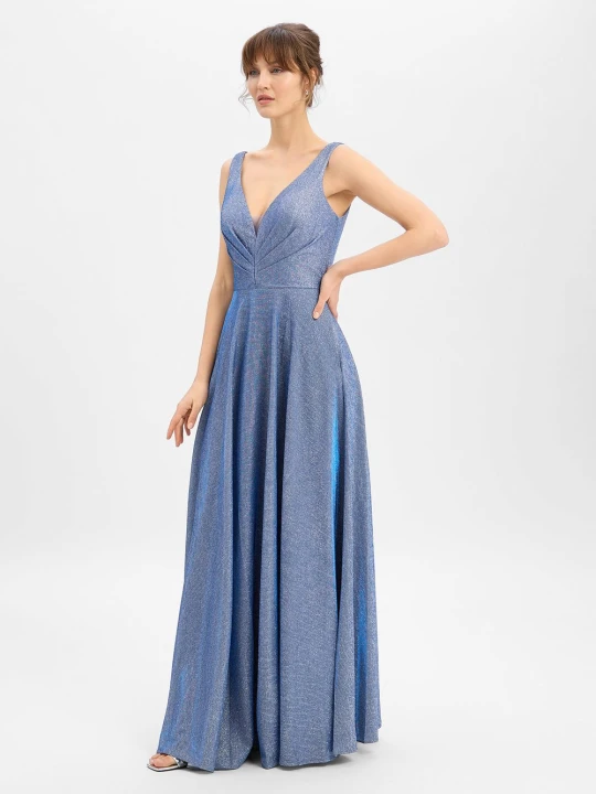 Zdjęcie produktu Luxuar Fashion sukienka wieczorowa Kobiety Sztuczne włókno niebieski