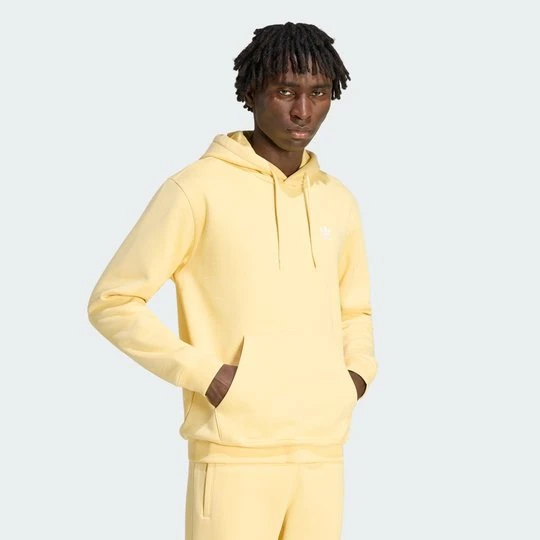 Zdjęcie produktu Luźna bluza z kapturem Trefoil Essentials Adidas Orange Tint