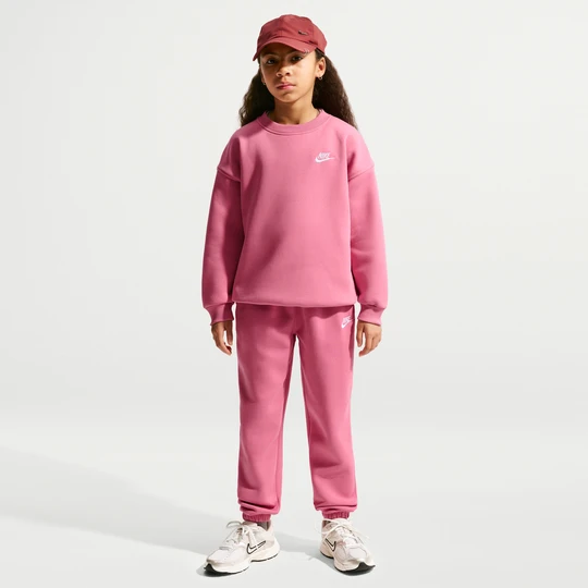 Zdjęcie produktu Luźne spodnie dla dużych dzieci Nike Club Fleece - Różowy