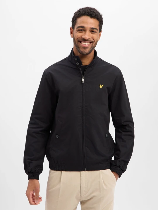 Zdjęcie produktu Lyle & Scott kurtka przejściowa Mężczyźni Bawełna czarny