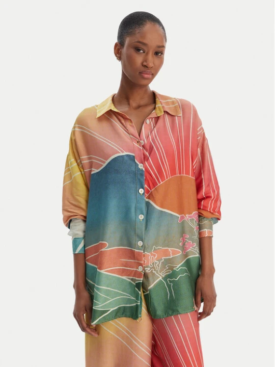 Zdjęcie produktu Maaji Koszula Sakura Scenery Dreambound PT2321CLS011 Kolorowy Relaxed Fit
