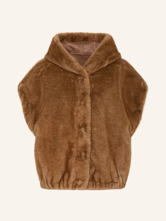 Zdjęcie produktu Mabrun Kamizelka Ze Sztucznego Futra Fosca beige BRĄZOWY