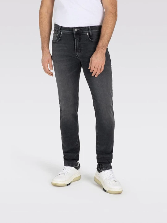 Zdjęcie produktu MAC Dżinsy "MacFlexx" - Slim fit - w kolorze czarnym rozmiar: W38 / L32