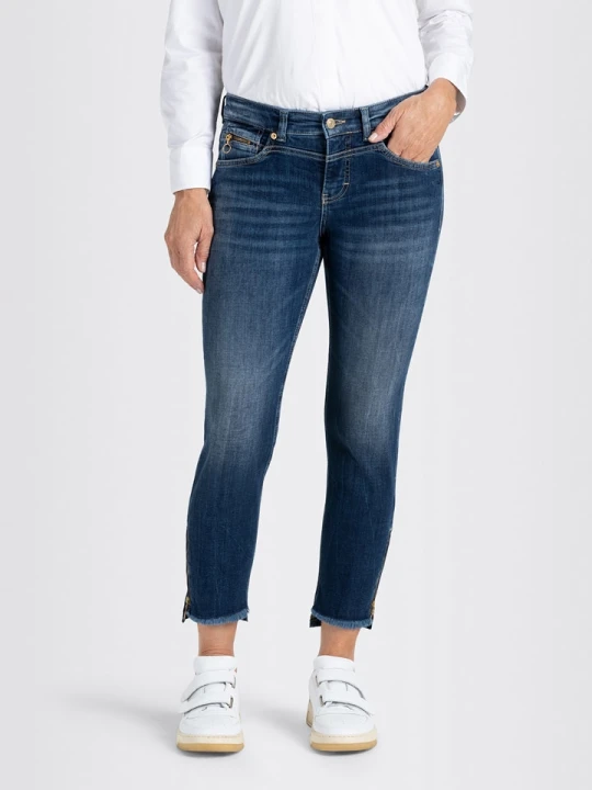 Zdjęcie produktu MAC Dżinsy "Rich" - Slim fit - w kolorze granatowym rozmiar: 46/L28
