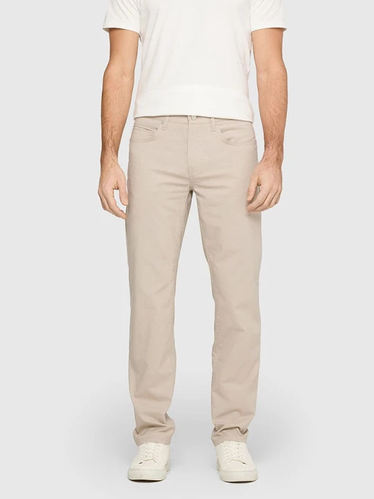 Zdjęcie produktu MAC Spodnie chino "Arne" w kolorze beżowym rozmiar: W35 / L30