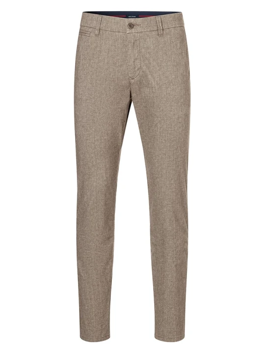 Zdjęcie produktu MAC Spodnie chino "Lennox" w kolorze jasnobrązowym rozmiar: W38 / L30