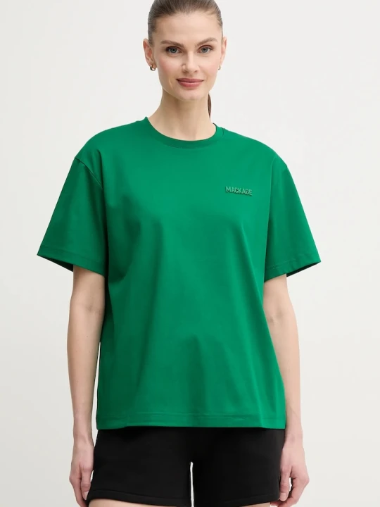 Zdjęcie produktu MACKAGE t-shirt bawełniany zielony