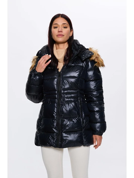 Zdjęcie produktu madden girl Kurtka zimowa w kolorze czarnym rozmiar: M