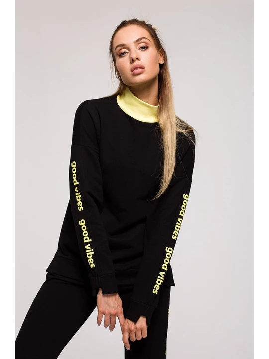 Zdjęcie produktu made of emotion Bluza w kolorze czarnym rozmiar: M