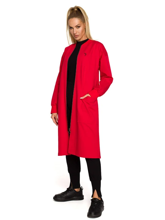 Zdjęcie produktu made of emotion Bluza w kolorze czerwonym rozmiar: M