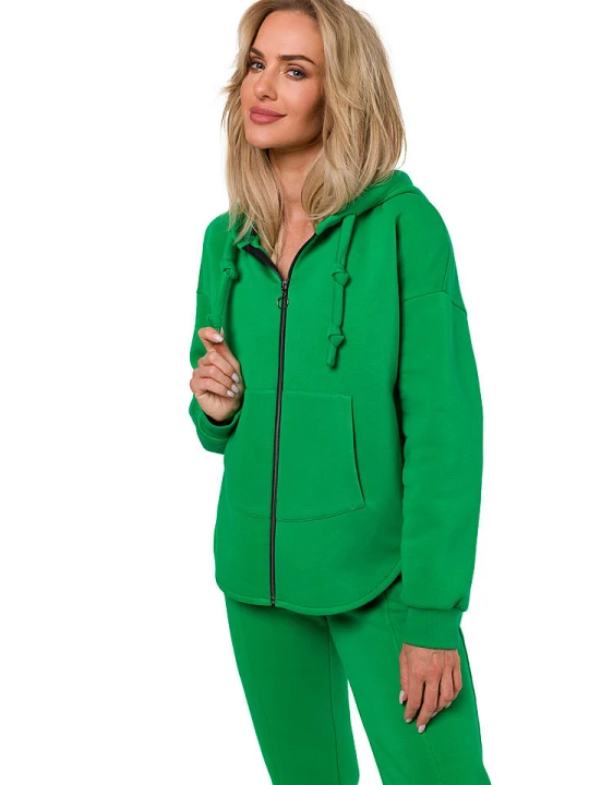 Zdjęcie produktu made of emotion Bluza w kolorze zielonym rozmiar: S / M