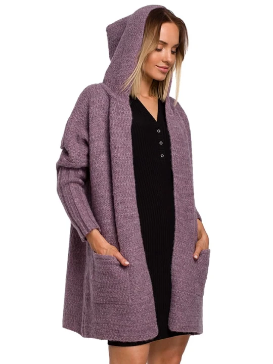 Zdjęcie produktu made of emotion Kardigan w kolorze fioletowym rozmiar: L / XL