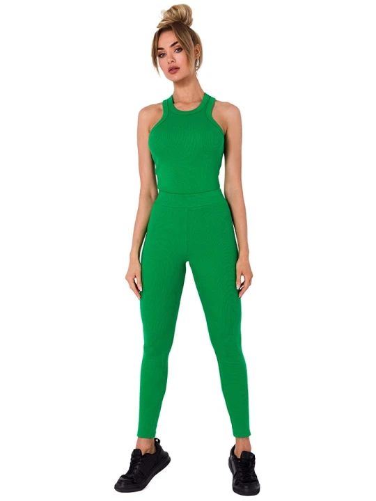 Zdjęcie produktu made of emotion Legginsy w kolorze zielonym rozmiar: XXL