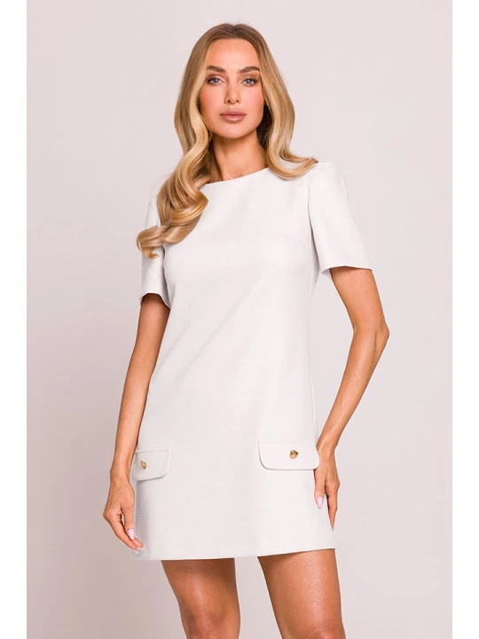 Zdjęcie produktu made of emotion Sukienka w kolorze białym rozmiar: XL