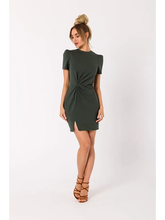 Zdjęcie produktu made of emotion Sukienka w kolorze khaki rozmiar: XL