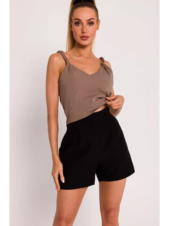 Zdjęcie produktu made of emotion Szorty w kolorze czarnym rozmiar: XL