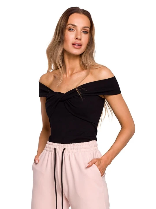 Zdjęcie produktu made of emotion Top w kolorze czarnym rozmiar: XL