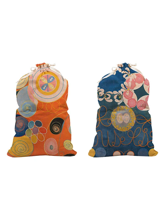 Zdjęcie produktu Madre Selva Worki (2 szt.) "Hilma" ze wzorem na ubrania - 30 x 42 cm rozmiar: onesize