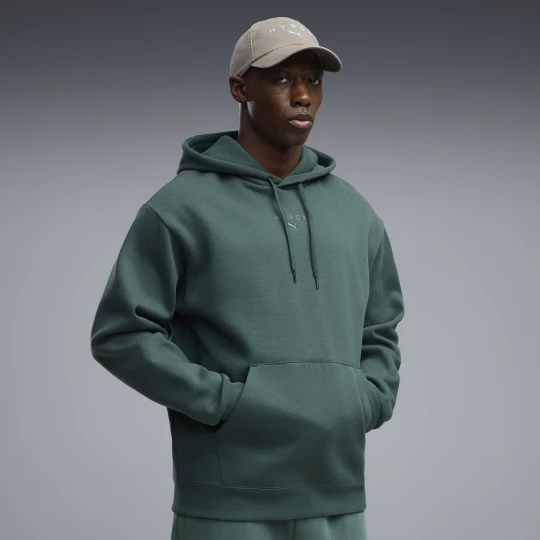 Zdjęcie produktu MÄ™ska gruba bluza z kapturem PUMA Ã— HYROX, OdzieÅ¼, Zielony