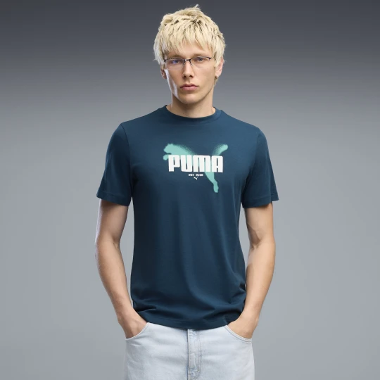 Zdjęcie produktu Męska koszulka Graphics PUMA, Odzież, Niebieski