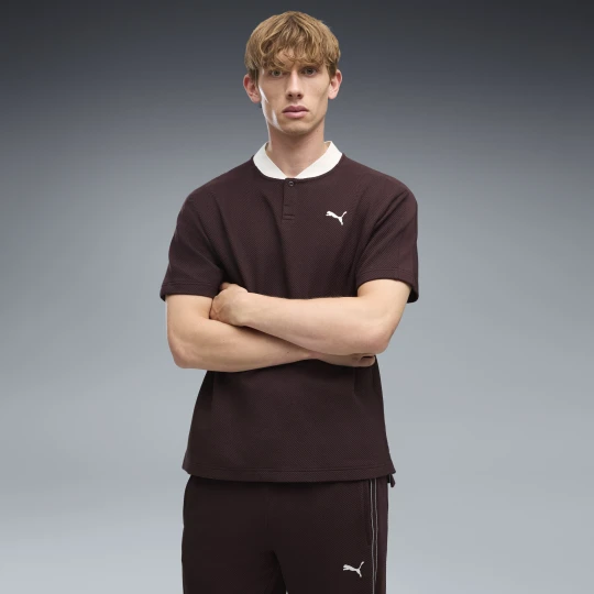 Zdjęcie produktu Męska koszulka polo PUMA Class o luźnym kroju, Odzież, Brązowy