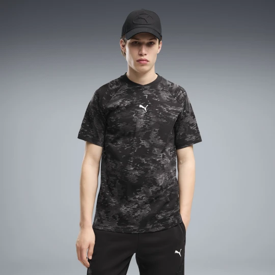 Zdjęcie produktu Męska koszulka PUMA Sport Camo, Odzież, Czarny